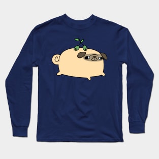 Olive Pug Long Sleeve T-Shirt